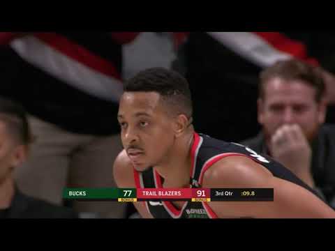 CJ McCollum breaks Donte DiVincenzo's ankles and DROPS him to cap off a 19pt quarter! Must-see!