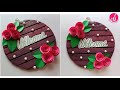 How To Make Welcome Door Hanger Decor Decor Idea Cardboard Craft Idea DIY Wellcome Board