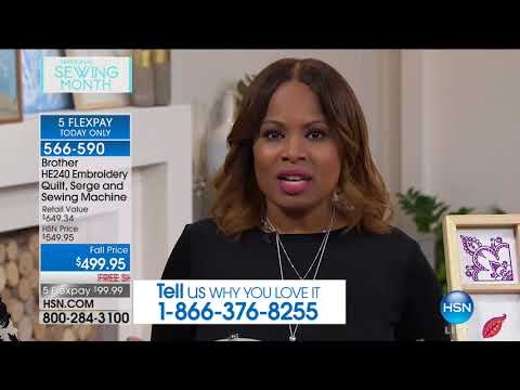 HSN | Sewing Solutions featuring Brother 09.18.2017 - 01 PM