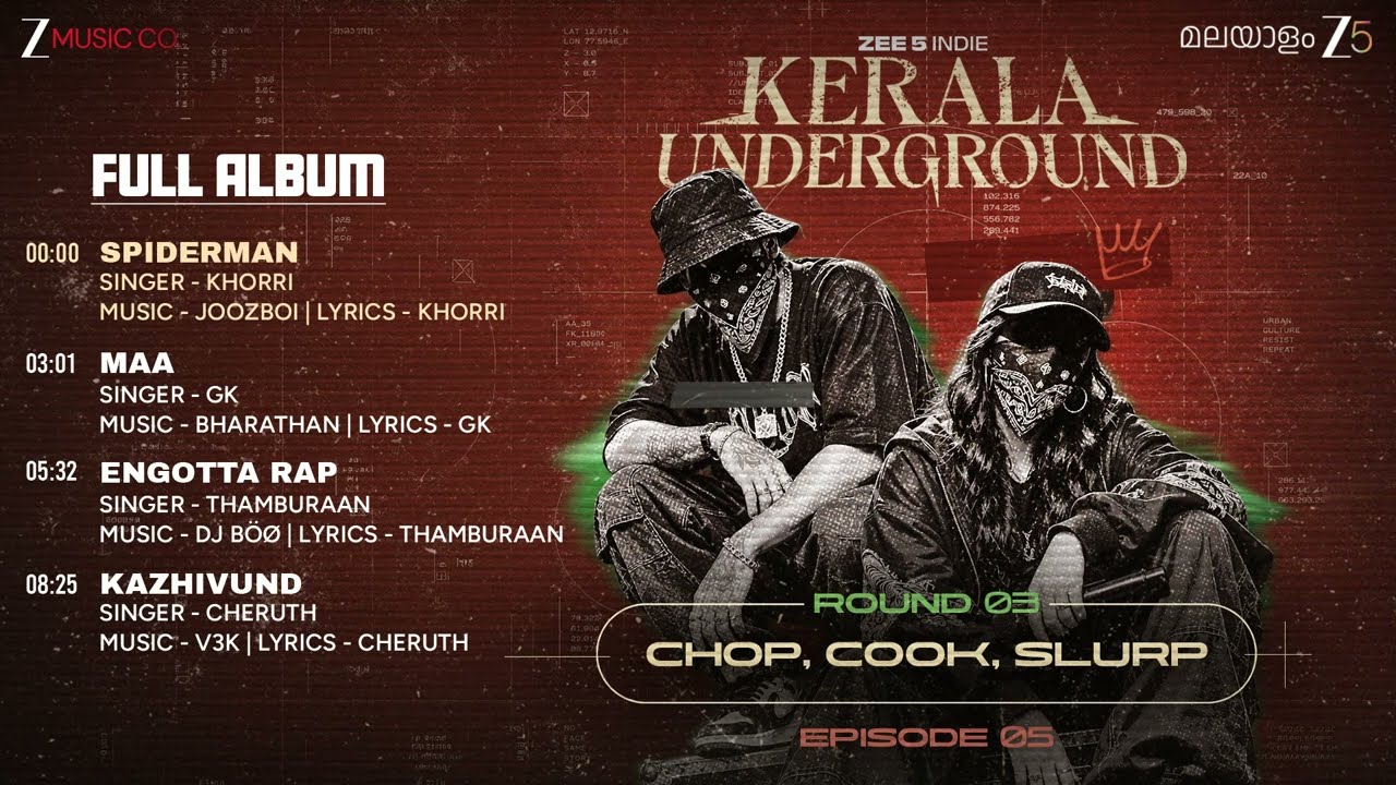 Kerala Underground - Chop, Cook,Slurp Ep 5 | Full Album | Dabzee,The Imbachi,Parimal Shais,MC Couper