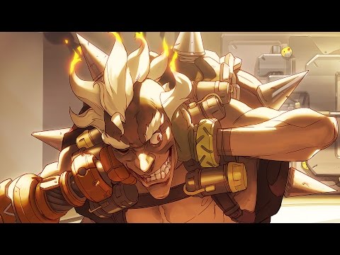 OVERWATCH (BETA) Walkthrough Gameplay Part 2 - JUNKRAT [1080p HD PS4]