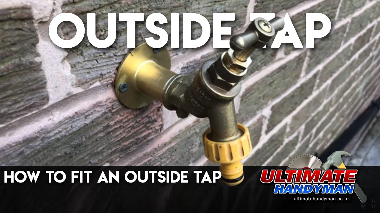 Watch video How to fit an outside tap Now How to fit an outside tap
