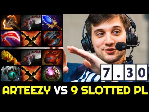 ARTEEZY Phantom Assassin Bad Start — Intense Game vs 9 Slotted Phantom Lancer 7.30 Dota 2
