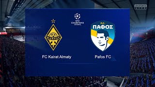 Download the video "Kairat Almaty vs. Pafos 0:0 | UEFA Champions League 2025/26 | eFootball"
