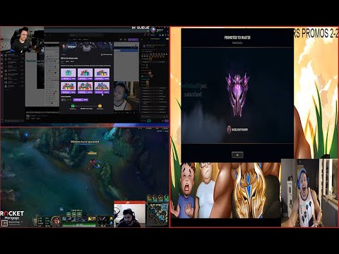 Tyler1 Finally Hit Master - Nightblue3 Gave 500 Gifted Subs To Tyler1 | League Of Legends Highlights