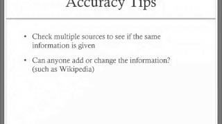 Adapting the Five Traditional Print Evaluation Criteria to Web Resources