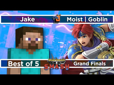 Jake (Steve) vs MST Goblin (Roy) Grand FINALS - Boardwalk Smash #29 - SSBU