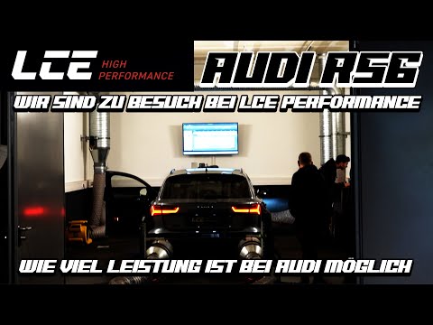 Street Performance Audi RS6 mit WMI Anlage (Wasser/Methanol) | zu besuch bei LCE auf dem Prüfstand