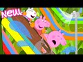 Peppa Pig Tales Super Soggy Water Slide Ride 🛝 BRAND NEW Peppa Pig Episodes