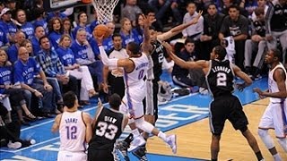 Serge Ibaka - Oklahoma City Thunder - San Antonio Spurs - Tony Parker - Kevin Durant - Danny Green