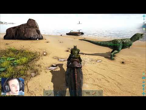 ARK Survival Evolved (14) using the Pteranodon & Flying