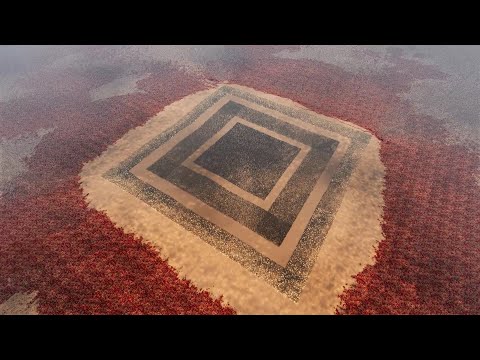 WW2 Armies 3 Layer Square Shield Against 2,000,000 Zombies - Ultimate Epic Battle Simulator 2