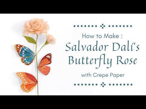 Sneak Peak on our Painter's Flower Collection - Salvador Dali's Butterfly Rose