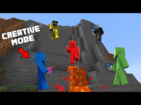 Minecraft Mansave but my friends have CREATIVE MODE