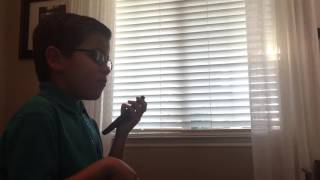 7 yr old Gavin singing "I'll be There"