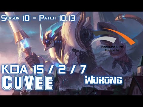 HLE CuVee WUKONG vs URGOT Top - Patch 10.13 KR Ranked