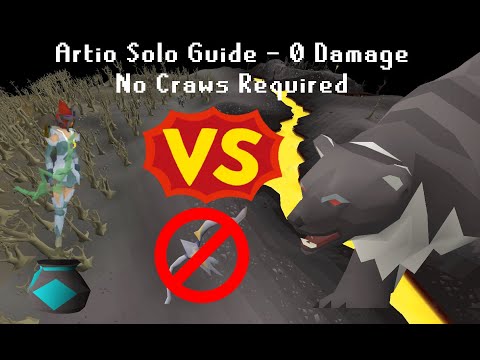 OSRS Artio New Wilderness Boss - No Craws Bow Ironman - Quick Guide
