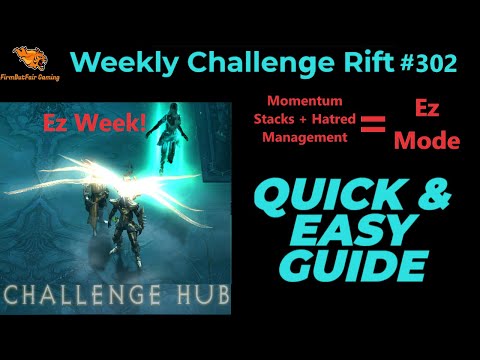 Diablo 3: NA Challenge Rift #302 - Quick & Easy Guide - Maps & Everything you need for a quick time!