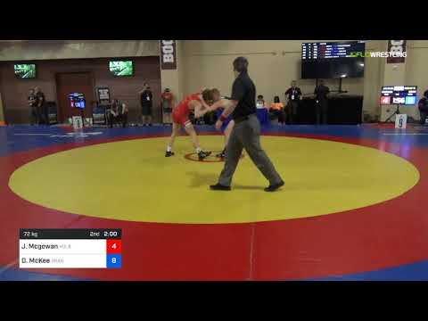 2018 Marine Corps US Open/UWW Junior Greco Roman 72 Rnd Of 16 - Jon Mcgowan (Hulb) Vs. Dracius McK