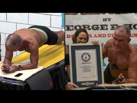 Planking challenge: This former US marine just smashed the world record