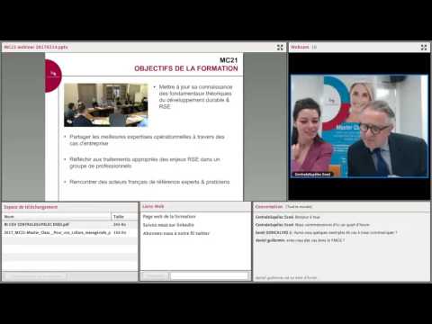 Master Class 21 : Comment piloter le modèle durable et la responsabilité de l'entreprise