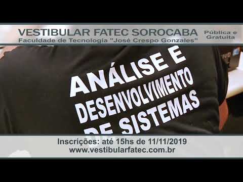 Curso de Análise e Desenvolvimento de Sistemas da Fatec-Sorocaba