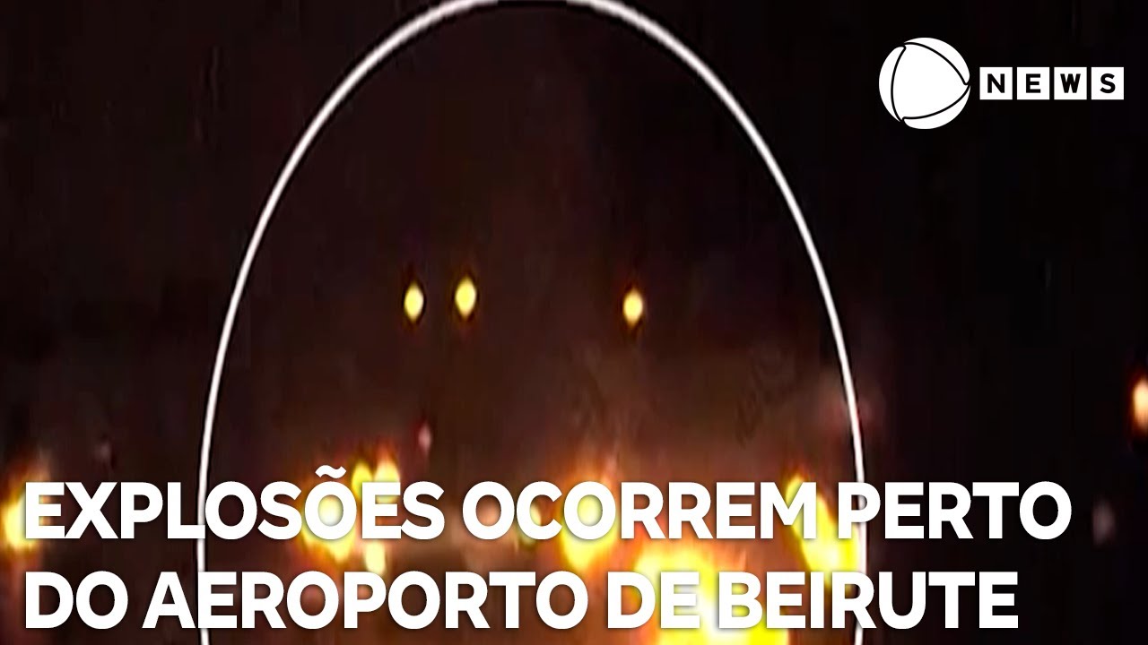 Explosões são registradas próximas ao aeroporto de Beirute