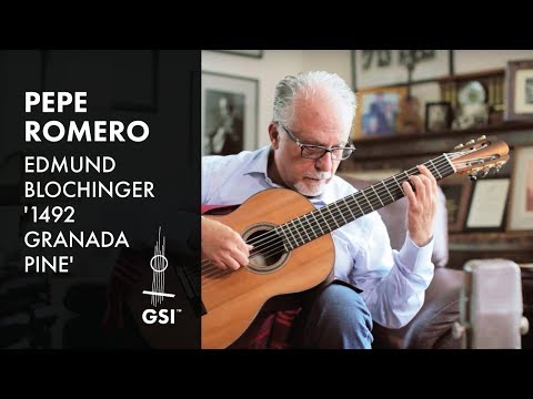 Angel Barrios' "Tonadilla" played by Pepe Romero on a 2017 Edmund Blochinger "1492 Granada Pine"