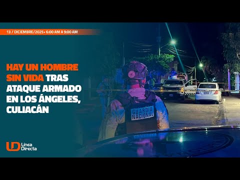 Hay un hombre sin vida tras ataque armado en Los Ángeles, Culiacán