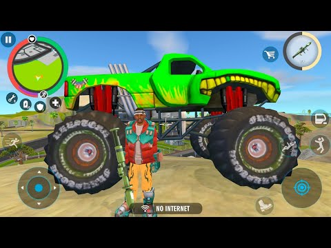 Monster Truck Stunt Racing Cessna 172 Airplane Army Helicopter Pilot Flying SIM - Android Gameplay.