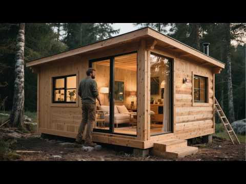 Man Builds Amazing TINY HOUSE in Just 9 Months | Start to Finish by ‪@my_off-grid_story