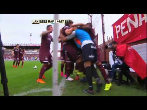 Gol de Sand. Lanús 2 - Rafaela 1. Fecha 11. Primera División 2016