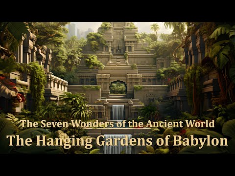 THE HANGING GARDENS OF BABYLON I The 7 Wonders of the Ancient World as Imagined by AI #1