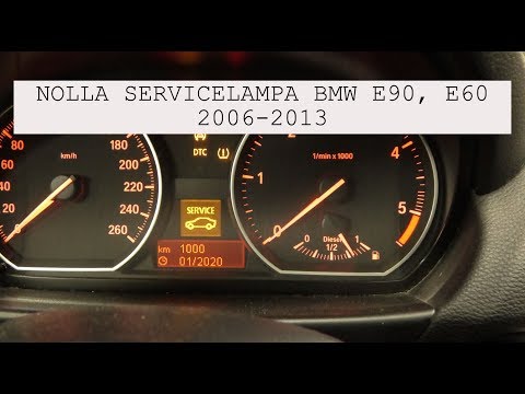 Så släcker man servicelampan på en BMW E60 & E90 2006-2013