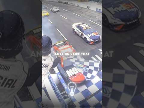 “Im not lifting my foot until I see God of a chequered flag”🥶