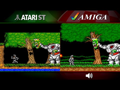 Ghouls'n Ghosts | Amiga vs Atari ST | Comparison - Dual Longplay