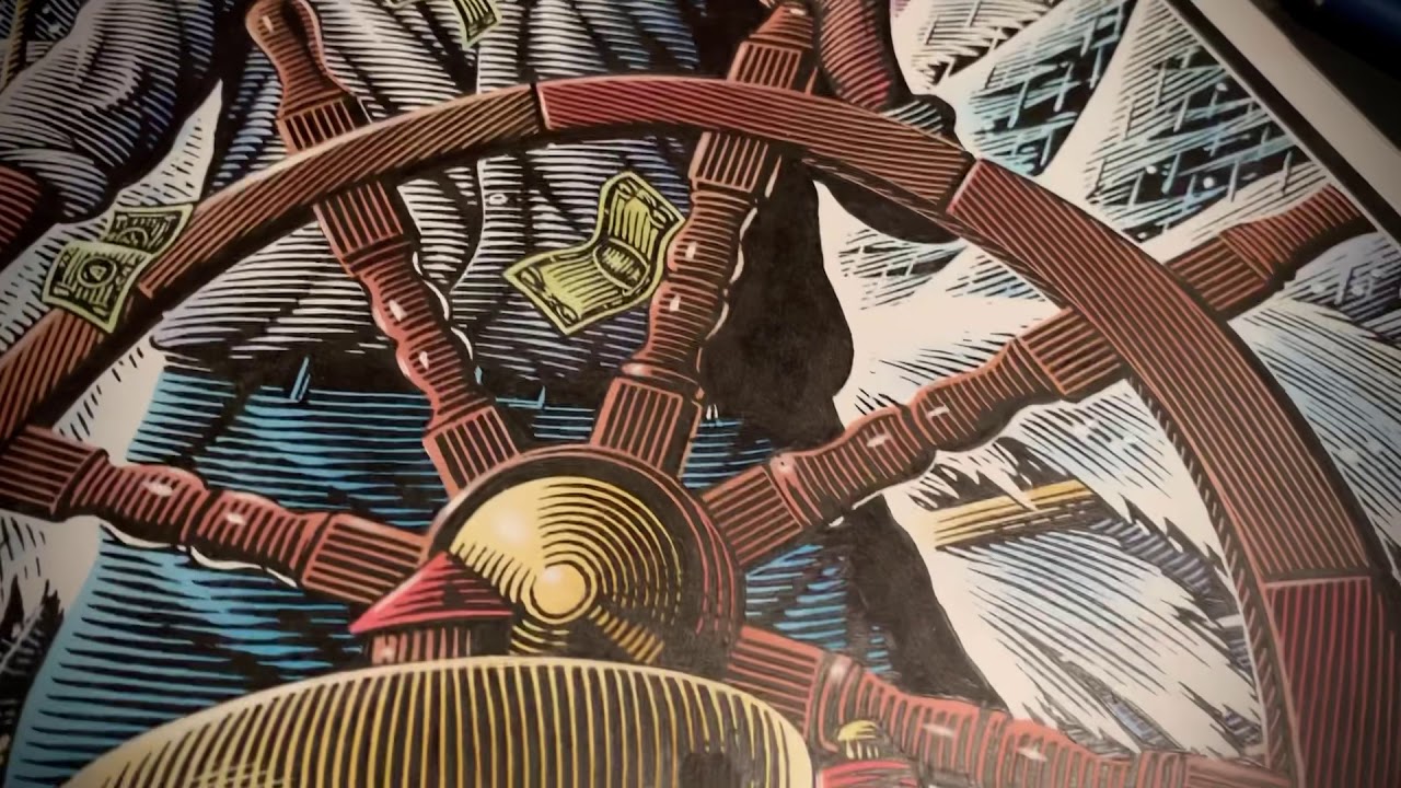 The Financial Storm illustration by Steven Noble