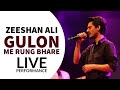 Gulon me rung bhare | Live | Zeeshan Ali