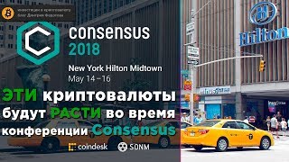 Эти криптовалюты будут РАСТИ во время конференции Consensus 2018 🚀Прогноз и анализ Bitcoin 📈