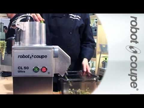 Robot-Coupe CL50 Ultra - Нарезка кабачков кубиками