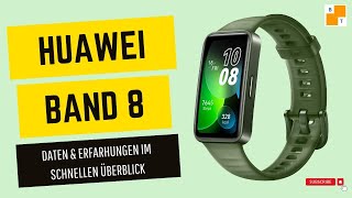 Huawei Band 8 Smartwatch Fitness Tracker Daten Test Deutsch