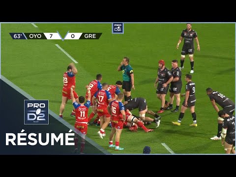 PRO D2 - Résumé Oyonnax Rugby-FC Grenoble Rugby: 14-3 - Finale - Saison 2022/2023