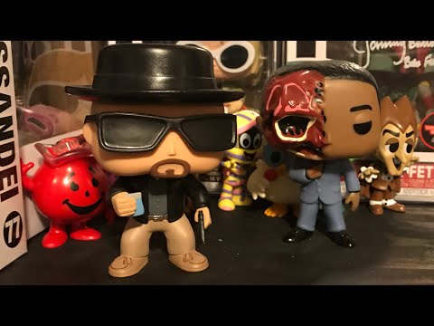 Breaking Bad Gus Fring Face Off &  Heisenberg Funko Pop Out the Box Review