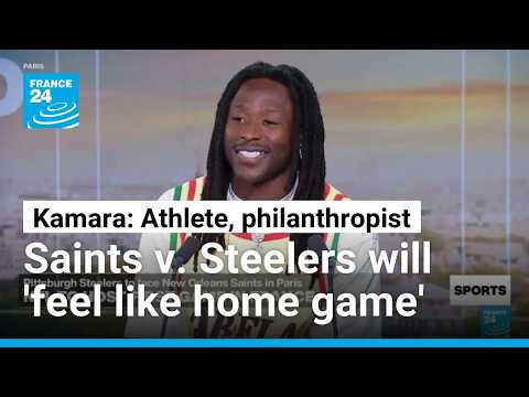 NFL's Paris Premier: Saints RB Alvin Kamara on global reach, sport as catalyst for youth opportunity