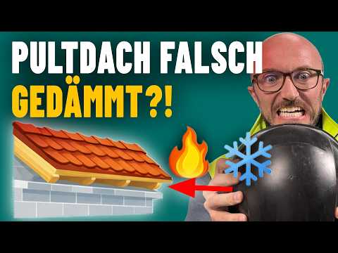 Pultdach richtig dämmen: So vermeidest du teure Fehler