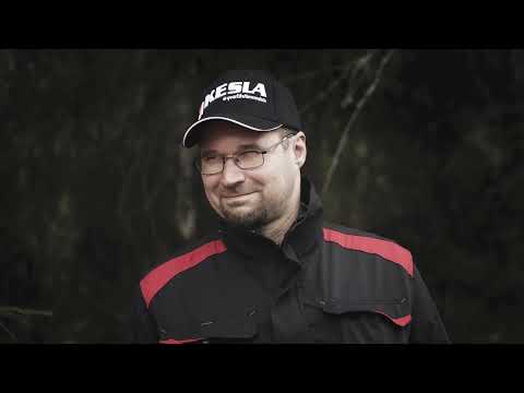 Mika Törrö - the strongest man in Finland - doing forestry work