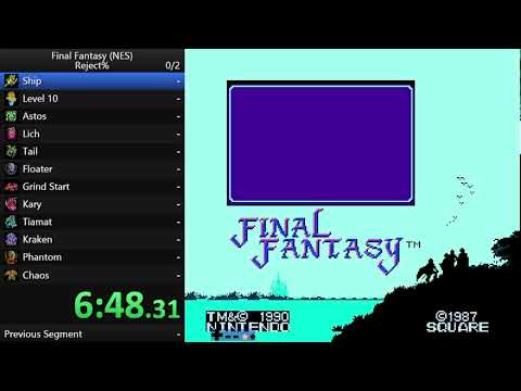 FF1 NES Reject% 5:06:58
