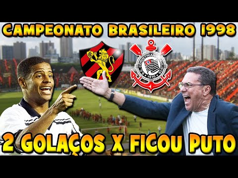 Sport 0 x 2 Corinthians Campeonato Brasileiro 1998 Jogo Completo