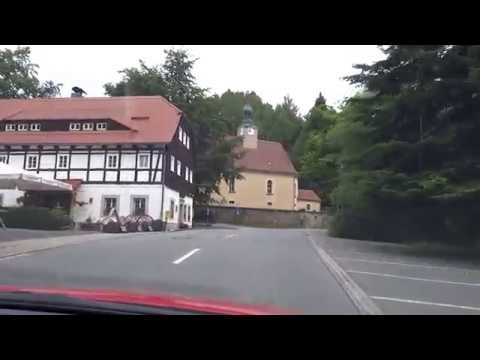 Czech-German border in Lückendorf, on the way to Zittau