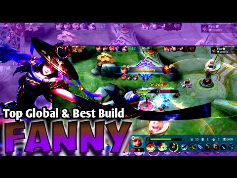 Show No Mercy Fanny No One Can Counter Me! Top Global Fanny by Fear✿-Best Build & Gameplay-MLBB